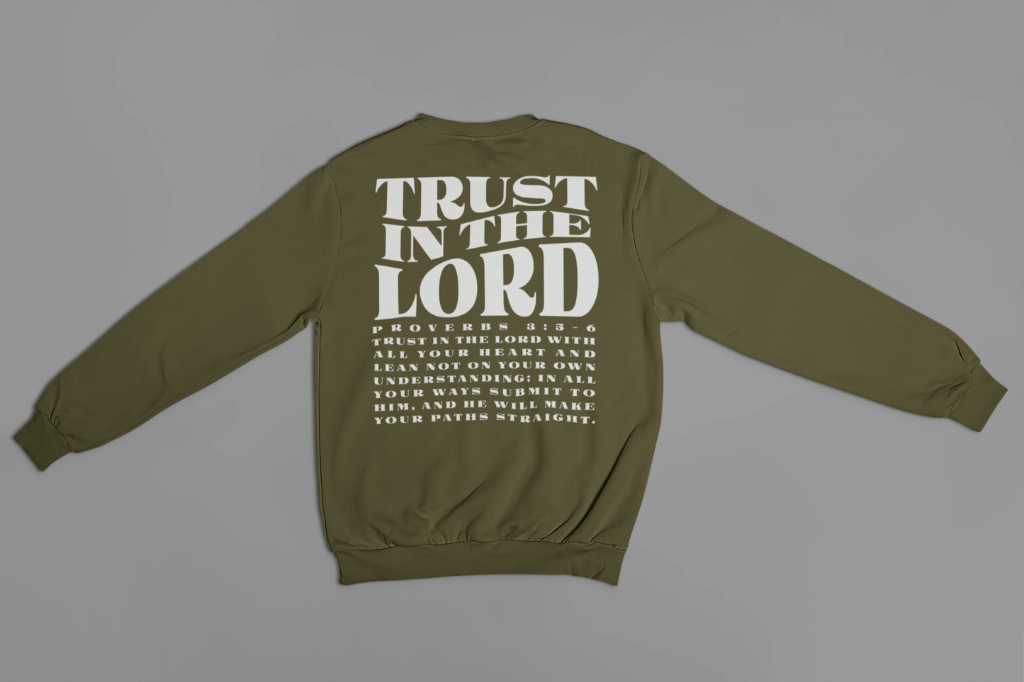 Women's Sweater Trust in the Lord