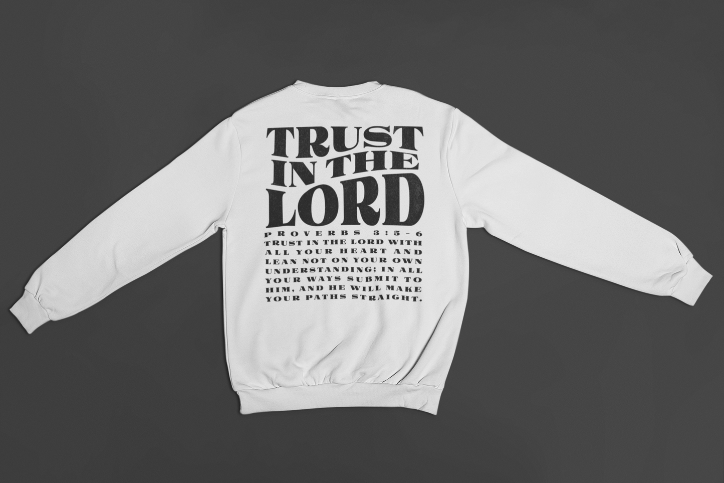 Women's Sweater Trust in the Lord