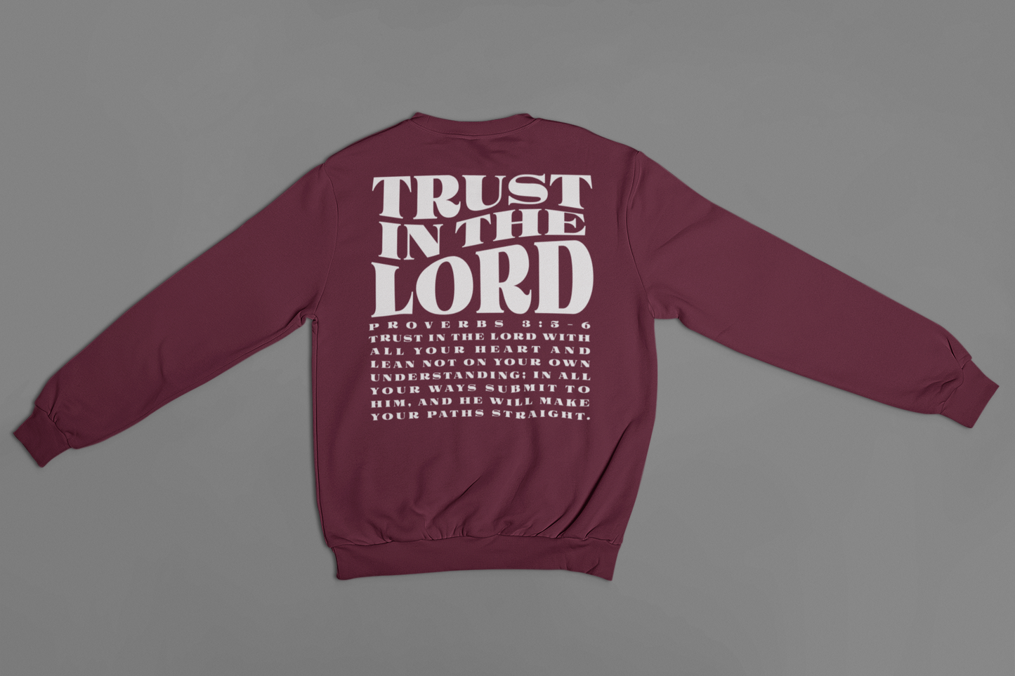 Women's Sweater Trust in the Lord