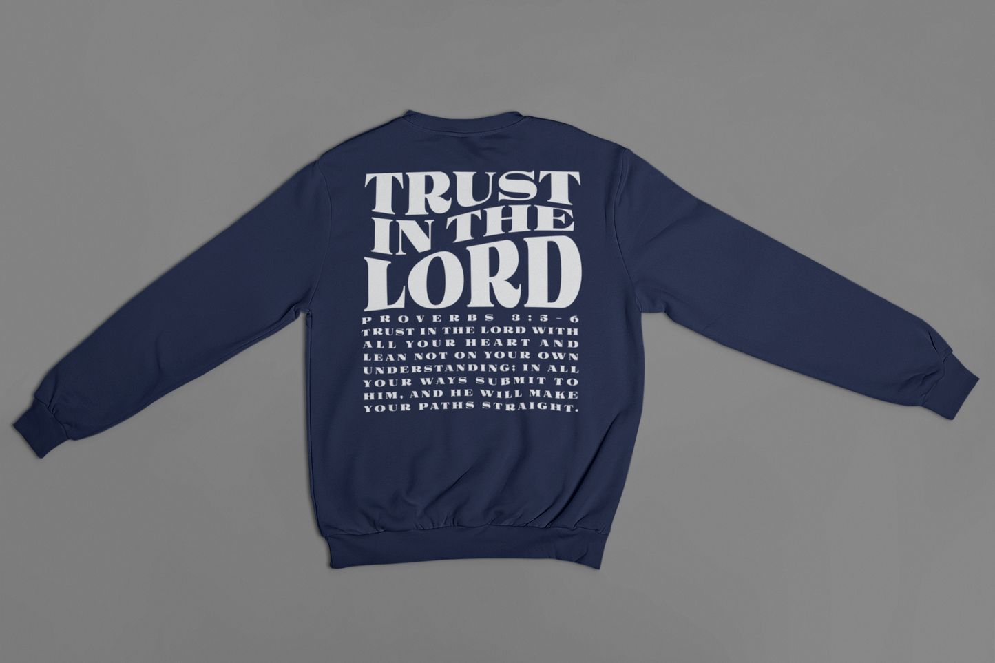 Women's Sweater Trust in the Lord