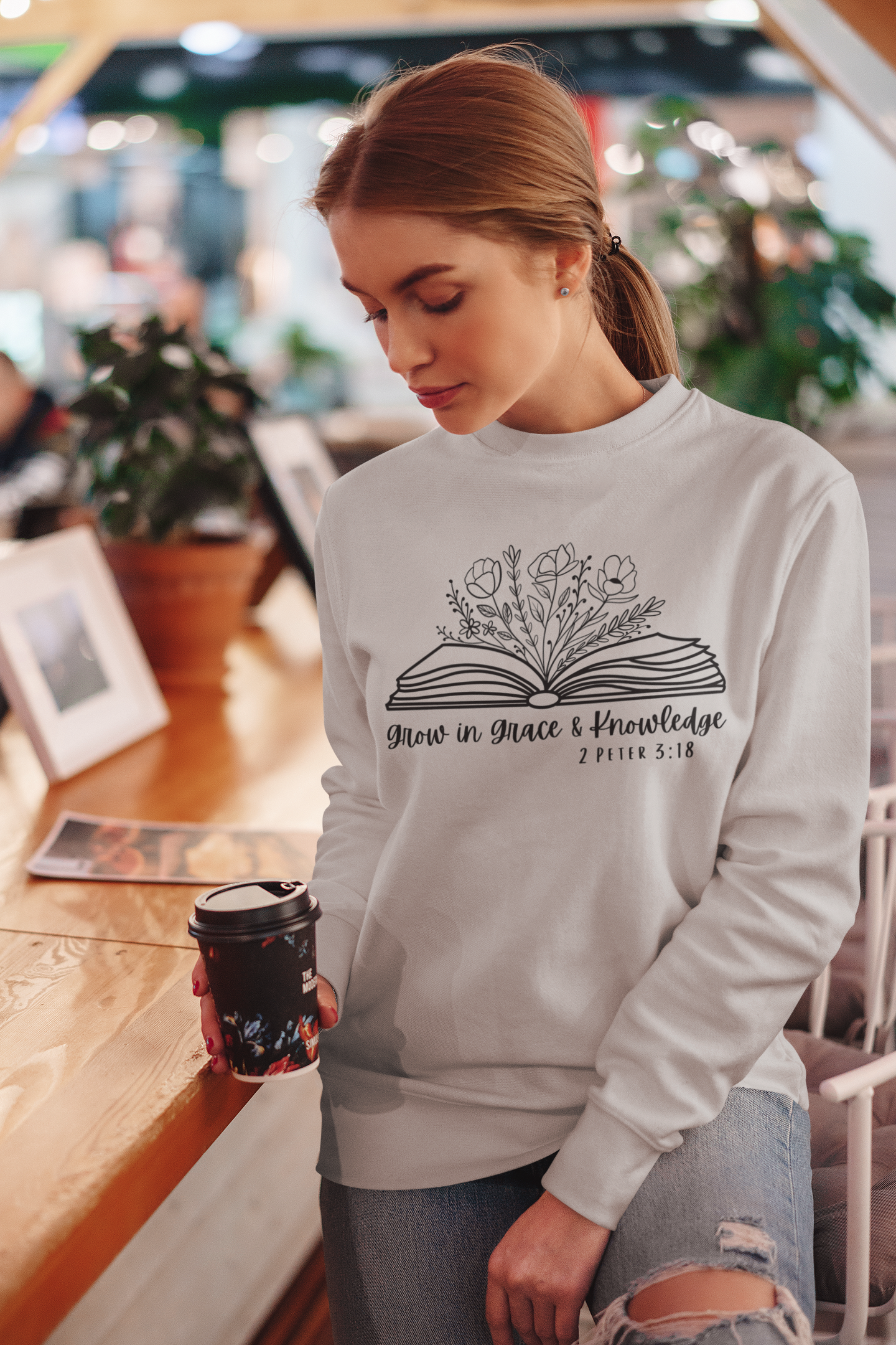 Women's Sweater Grace and Knowledge