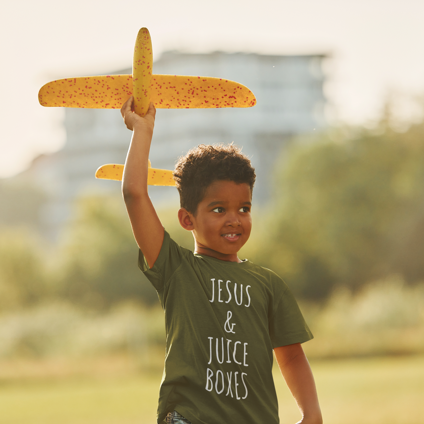 Kid's T-Shirt Jesus and Juice Boxes