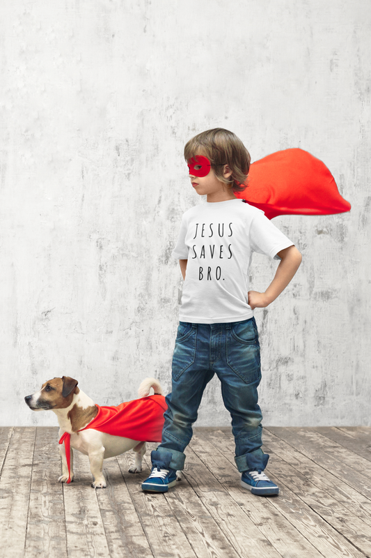 Kid's T-Shirt Jesus Saves Bro