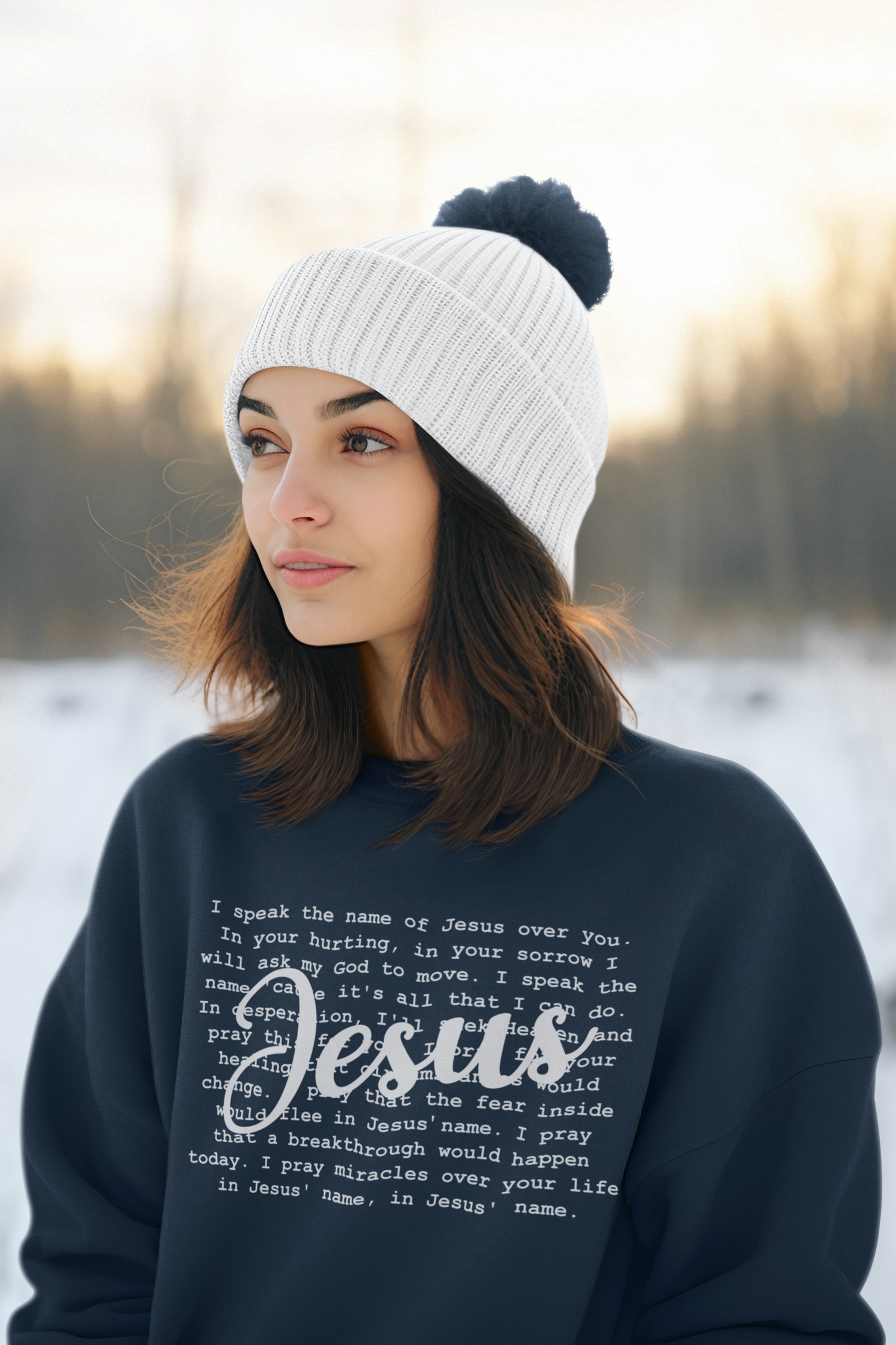 Women's Sweater Speak The Name of Jesus