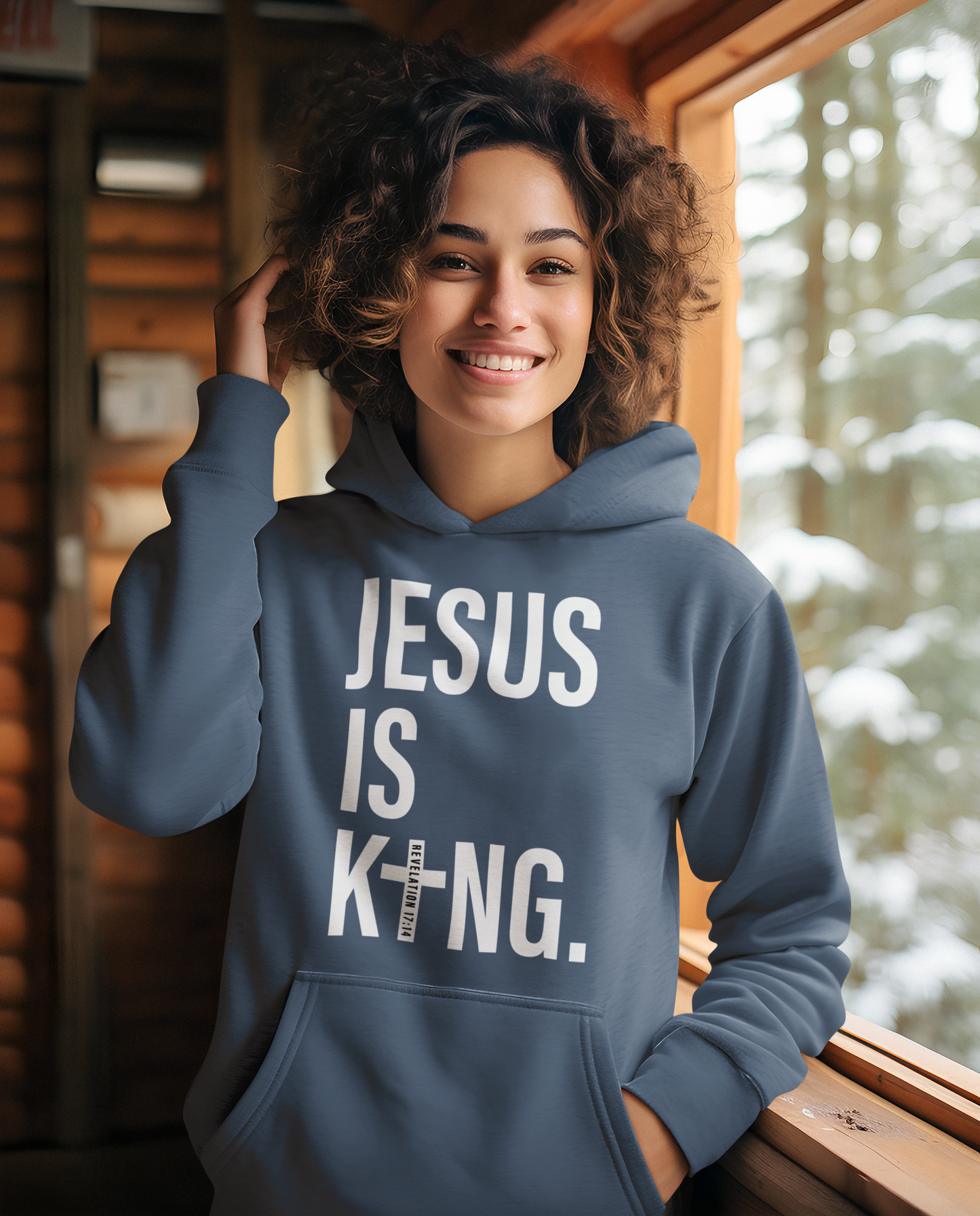 Women's Hoodie JESUS IS KING